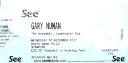 Leamington Spa Ticket 2011